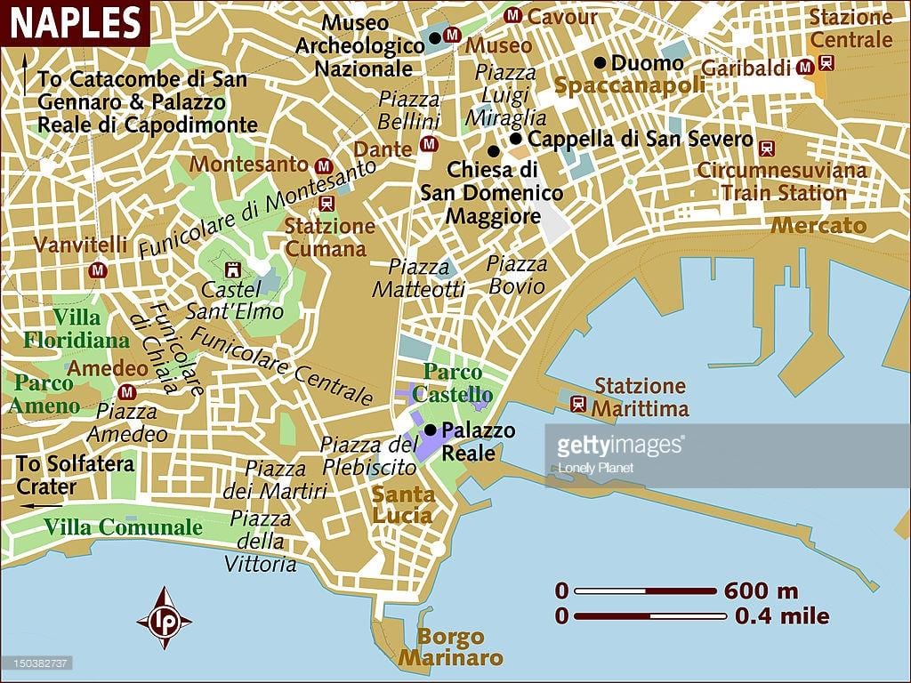 ナポリ市地図